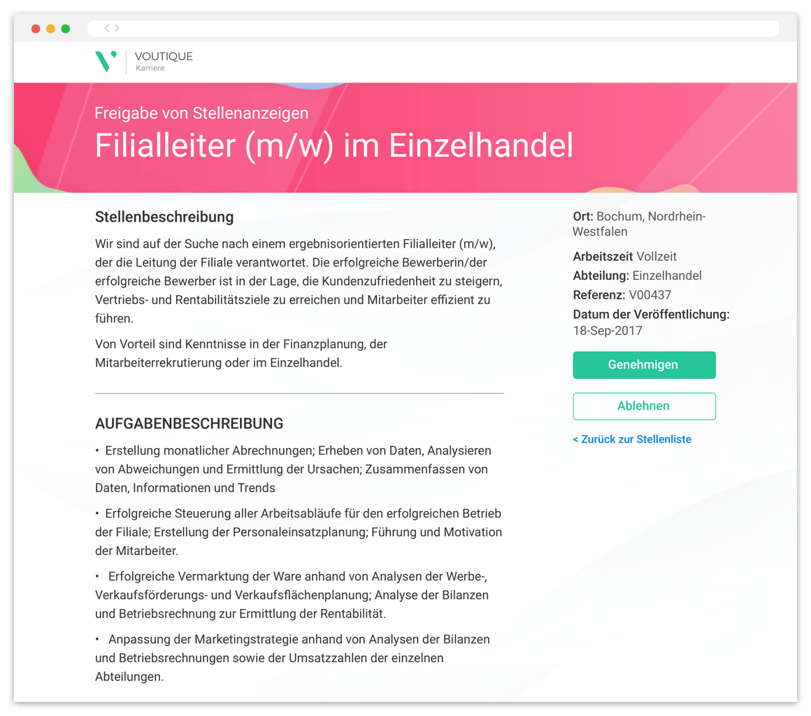 Applicant-Tracking-System (ATS) Lösung – Avature