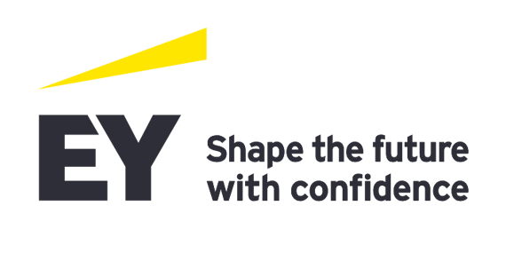 Ernst Young's company logo.