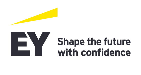 Ernst Young's company logo.