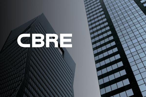 CBRE company logo.