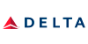 Delta Airlines logo.