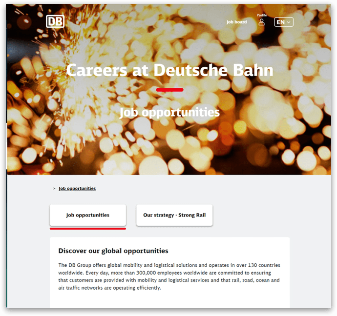 deutsche bahn career portal