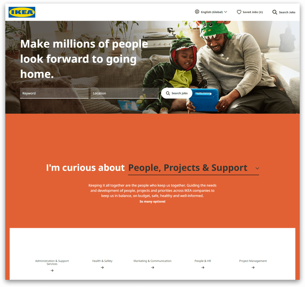 ikea career portal